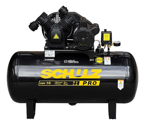 Compressor Ar 10 Pés 2cv 110l 127v Csv10/100 Pro Schulz