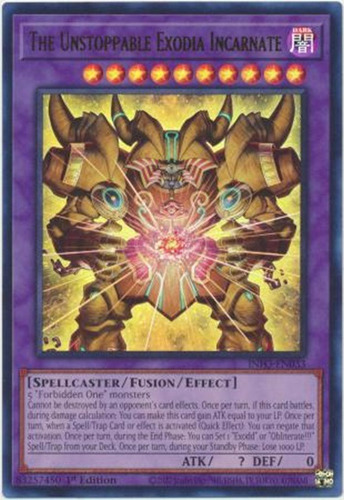 El Imparable Exodia Encarnado Ultra Raro Yugioh (Usado)