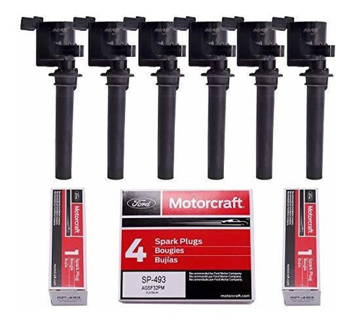 Conjunto Bujías Y Bobinas Motorcraft Compatibles.