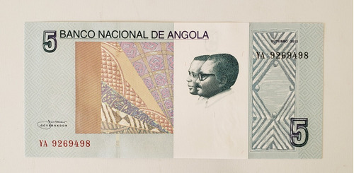 Angola - Billete 5 Kwanzas - Unc