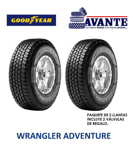 Llanta 235/80r17 Goodyear Wrangler Adventur Atr 120r (paq.2)