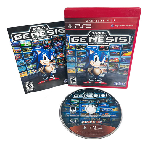 Sonic Ultimate Genesis Collection Ps3 C/40 Jogos (Usado)