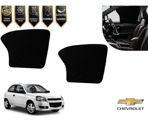 2x Cubresol Auto Parasol Ventana Lateral Chevy C3 2012