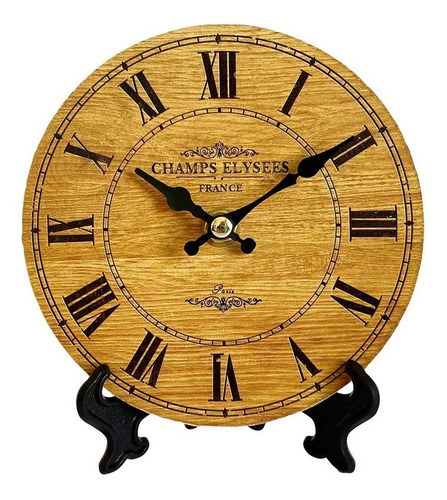 Reloj De Mesa Madera Decorativo Diseño Moderno Ramos Mejia