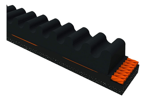 228590r1 Replacement Belt, 22, 35.64 Length, Rubber