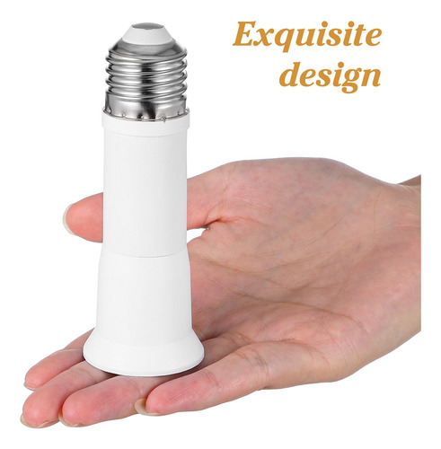 Extensor De Bombilla Con Base E27, 2 Unidades