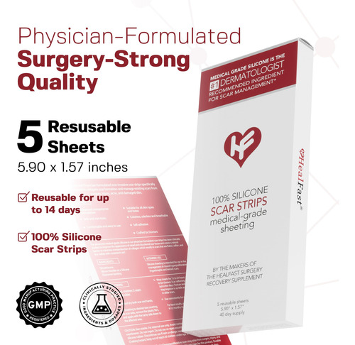 Láminas De Silicona Para Cicatrices Healfast Advanced Medica