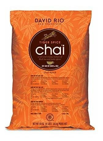 David Rio Tiger Spice Chai, 4 Libras