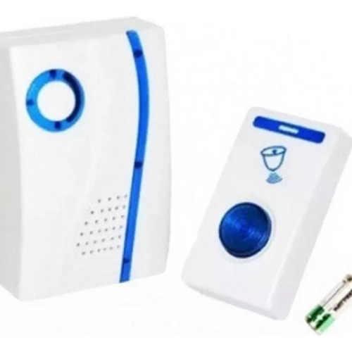 Timbre Inalámbrico Portátil 100 Metros Blanco Hogar Oficina