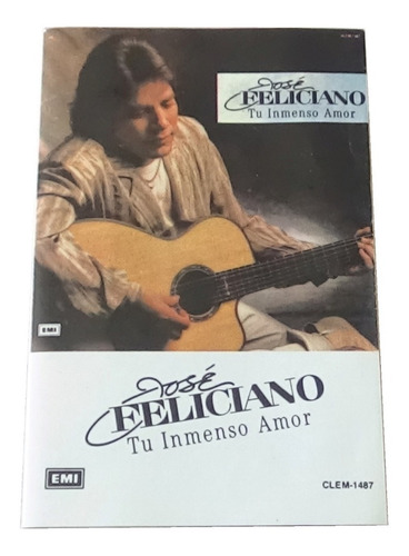 Jose Feliciano Tu Inmenso Amor Tape Cassette Musica 1987 Emi