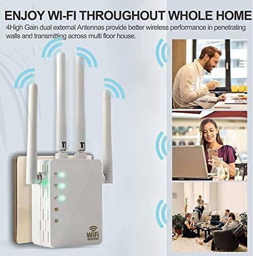 Range Extender 1200mbps Wireless Signal Repeater Dual
