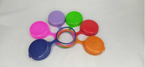 Imagen 1 de 3 de Tapas Reusables Plásticas Para Botellón De Colores Variados 