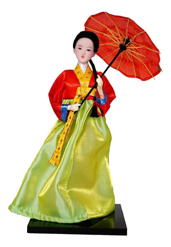 Muñeca Hanbok Coreana, Figura De Kimono De Estilo 15