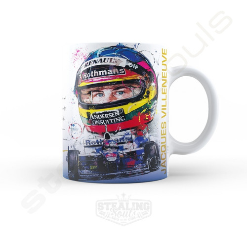 Imagen 1 de 3 de Taza Fierrera - Jacques Villeneuve | World Champion Edition