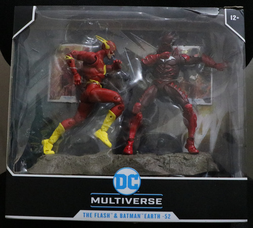 Mcfarlane Dc Multiverse Earth 52 Batman Red Death & Flash (Usado)