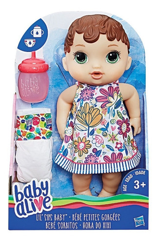 Imagen 5 de 5 de Baby Alive Bebé sorbitos Hasbro E0499