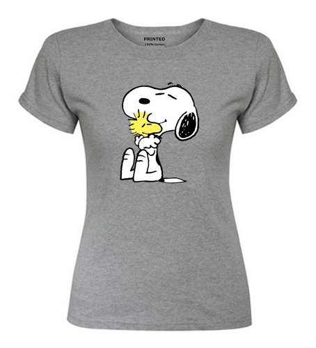 Polera Estampada Mujer Snoopy