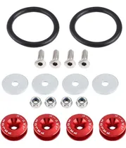 Comprar Sujetadores De Parachoques Jdm Rojos De Alumino Tuning