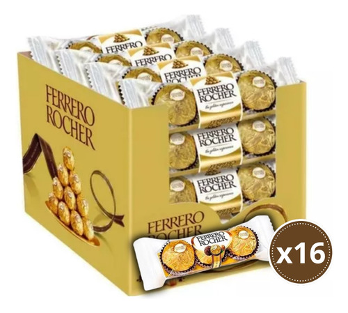 Bombones Ferrero Rocher - X16 Unidades 