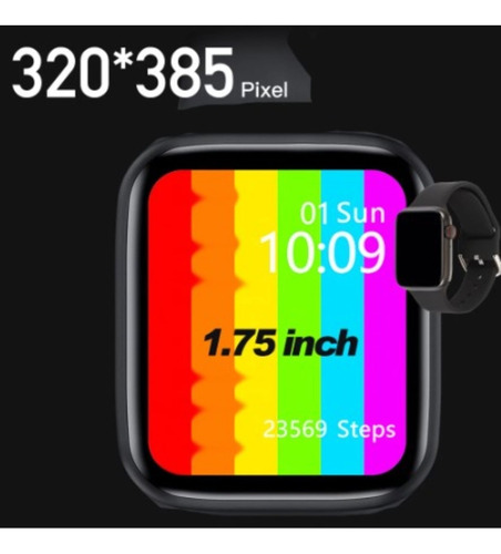 Imagen 3 de 7 de Reloj Smart Watch W 26 Color Negro