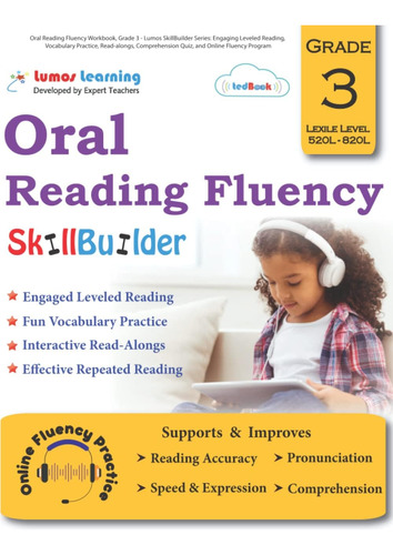 Libro: Oral Reading Fluency Workbook, Grade 3 Lumos Series: