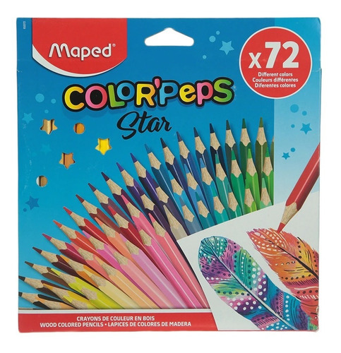 72 Pinturas Lapices Colores Pep´s Maped (72 Colores)