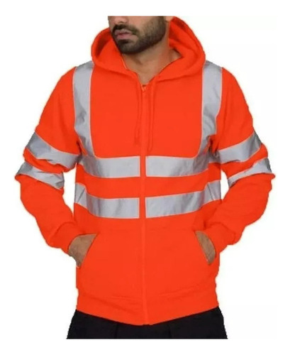 Chaqueta Polar Reflectante De Alta Visibilidad Para Hombre