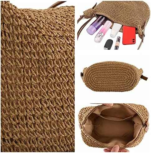 Ayliss Bolso De Paja Para Mujer, Bolso Pequeño De Verano Par