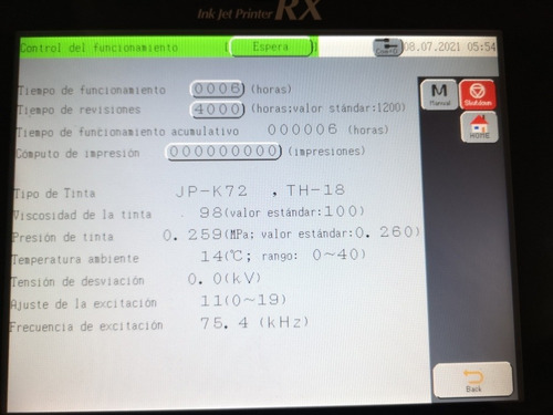 Loteadora Codificadora Hitachi Rx-sd160w Linx Videojet (Usado)