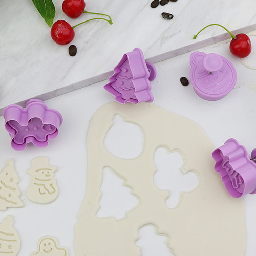 Molde Para Galletas Spring Mold, 8 Unidades, Para Navidad Y