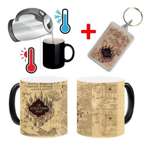 Mug Magico Harry Potter Mapa Del Merodeador