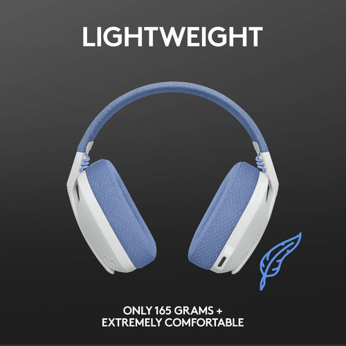 Imagen 6 de 10 de Auricular Gamer Inalámbrico Logitech G435 Lightspeed Blanco