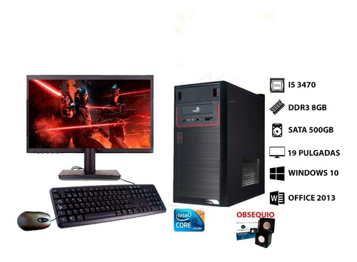 Imagen 1 de 2 de Computadora Core I5. Monitor Teclado Y Mouse. Tienda Física