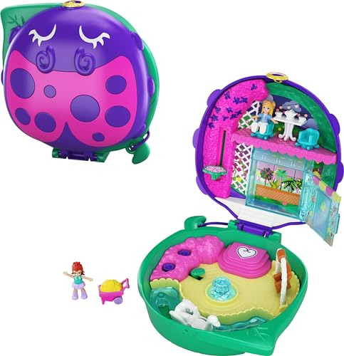 Polly Pocket Playset, Juguete Al Aire Libre Con 2 Micro Doll