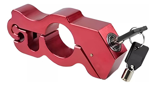 Bloqueo Antirrobo Rojo Universal Para Motocicleta Brake Stre