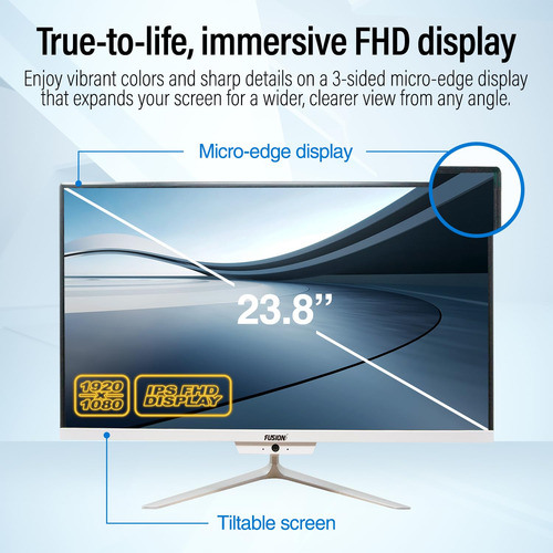 Computadora De Escritorio Todo En Uno De 23.8 Full Hd -