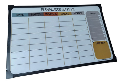 Pizarra Planificador Mensual Galaxia 40 X 60 Marcador/borrad Semanal