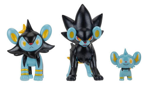 Pokémon Multipack X 3 Figuras Evolución (shinx Y Luxray)