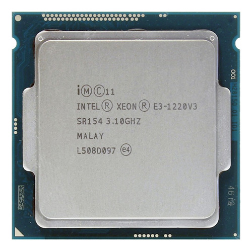 Procesador Intel Xeon E3-1220 V3 CM8064601467204  de 4 núcleos y  3.5GHz de frecuencia