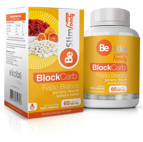 Be Slim Block Carb Inibidor De Carboidratos Ekobé Promoção