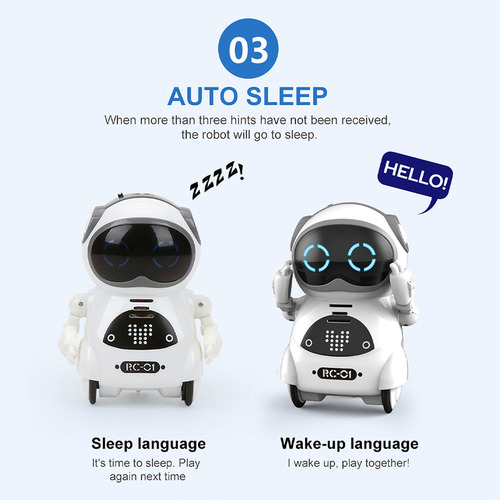 Robot Rc De Bolsillo Que Habla, Diálogo Interactivo Y Recono