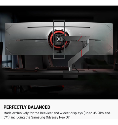 Brazo De Monitor Secretlab Magnus Heavy Duty Para Ultrawide