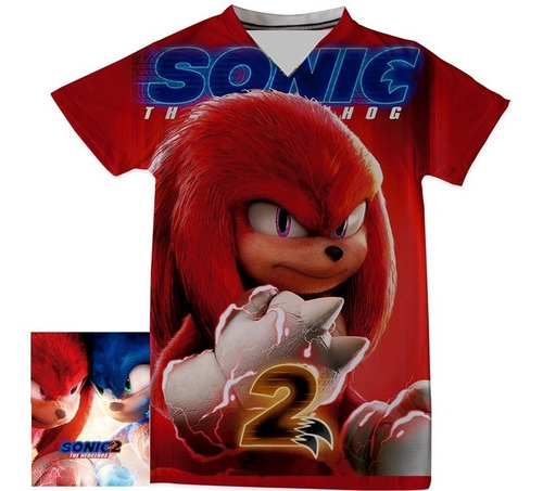 Camisetas  Sublimadas Para Niños Y Adultos Sonic