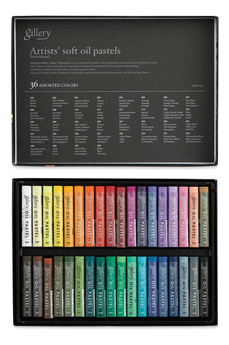 Mungyo Gallery Artists' Soft Oil Pastels - Juego De 72 Color