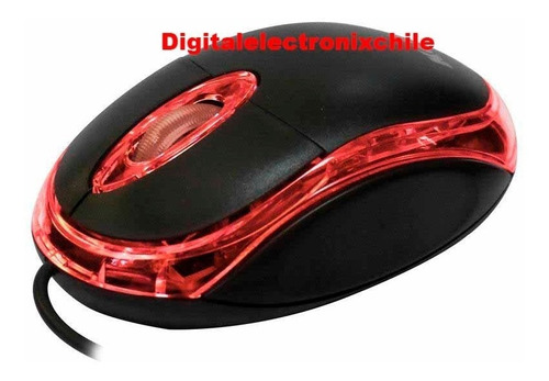 Mouse Óptico Retroiluminado Vintage Tj50 2000dpi