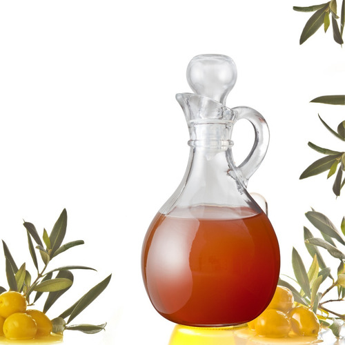 Set De 5 Jarritas De Vidrio Estilo Retro Vinagreras Aceitera