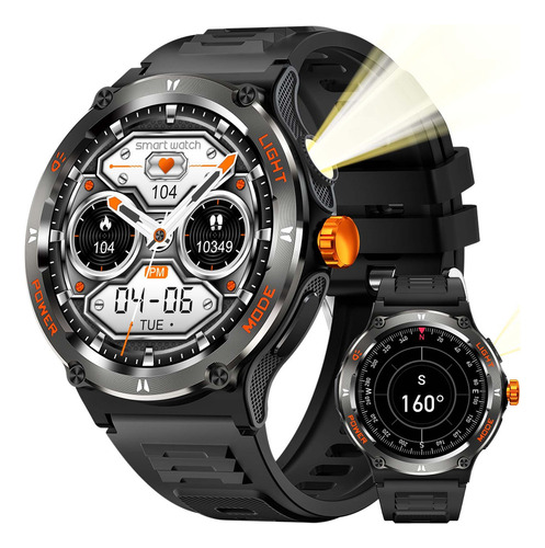 Smartwatch 1.53 Kt70 3atm Impermeable Hombre Reloj Deporte