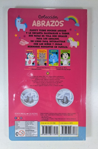 Libro Infantil Abrazos De Fantasía Con Títere