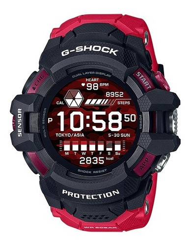 Imagen 1 de 6 de Reloj Casio G-shock G-squad Pro Casio Gsw-h1000-1a4cr