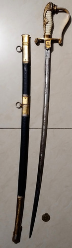 Antiguo Sable Jorfra Oficial Prefectura Naval Arg. Bayoneta. (Usado)